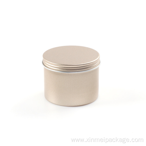 4Oz color Aluminum tin for candle jars